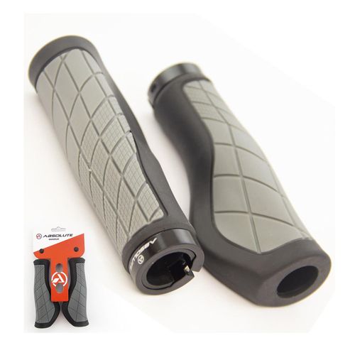 MANOPLA ABSOLUTE EG4 BORRACHA PRETO/CINZA