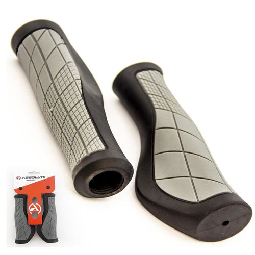 MANOPLA ABSOLUTE EG5 BORRACHA PRETO/CINZA
