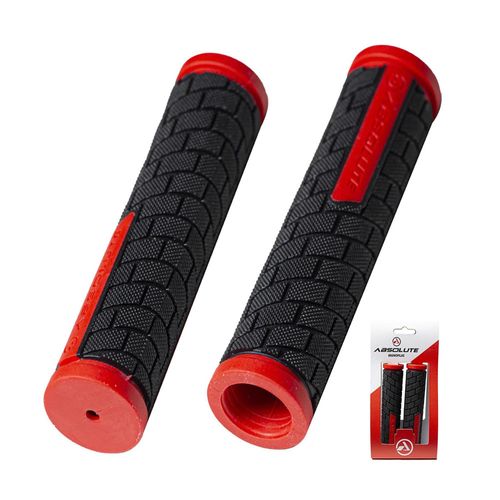 MANOPLA ABSOLUTE HL-G138 BORRACHA PRETO/VERMELHO