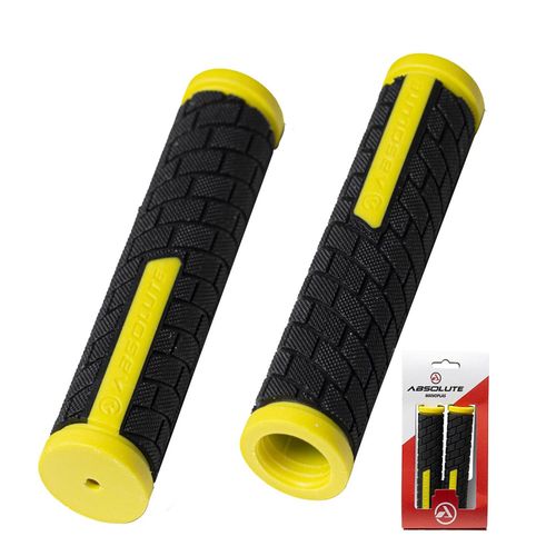 MANOPLA ABSOLUTE HL-G138 BORRACHA PRETO/AMARELO