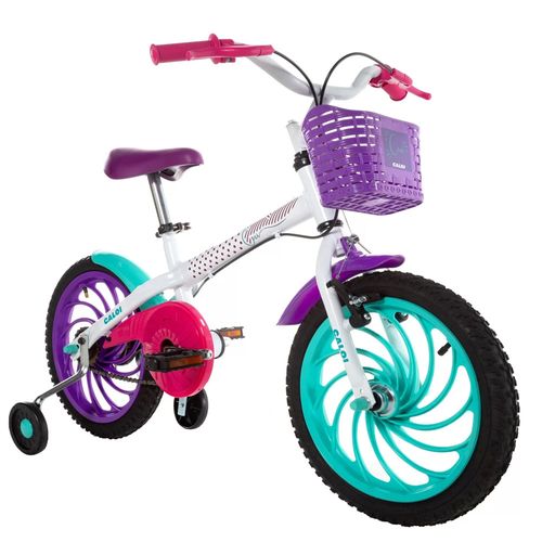 BICICLETA  CALOI CECI ARO 16 BRANCO 2022