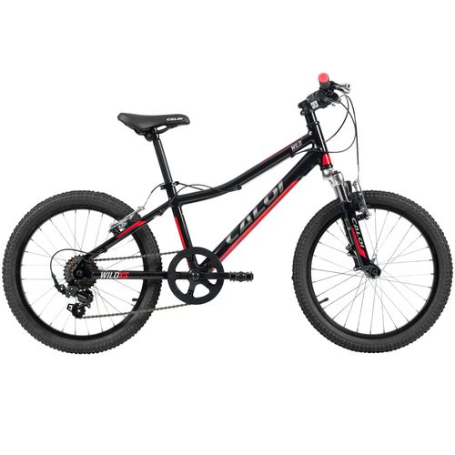 BICICLETA CALOI WILD XS ARO 20 PRETO 21V