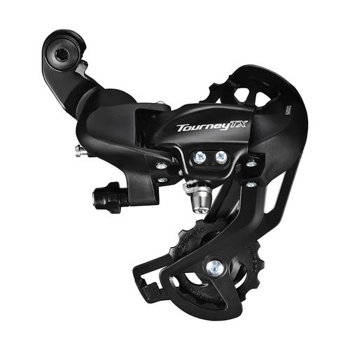 CAMBIO TRASEIRO SHIMANO TOURNEY RD-TX800 SGS 7/8V SEM GANCHEIRA PRETO
