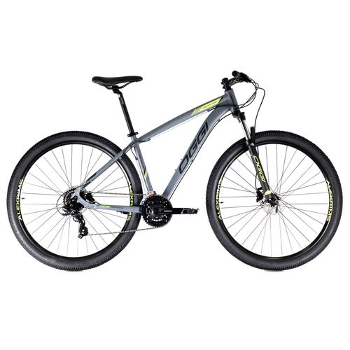 BICICLETA OGGI 29 HACKER HDS 24V GRAFITE/PRETO/S-LIME
