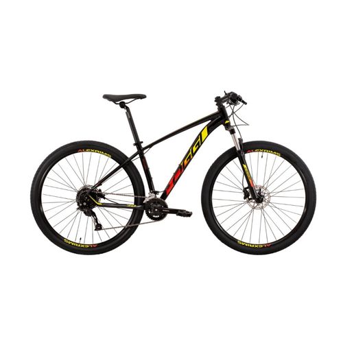 BICICLETA OGGI 29 BIG WHEEL 7.0 18V PRETO/VERMELHO/AMARELO