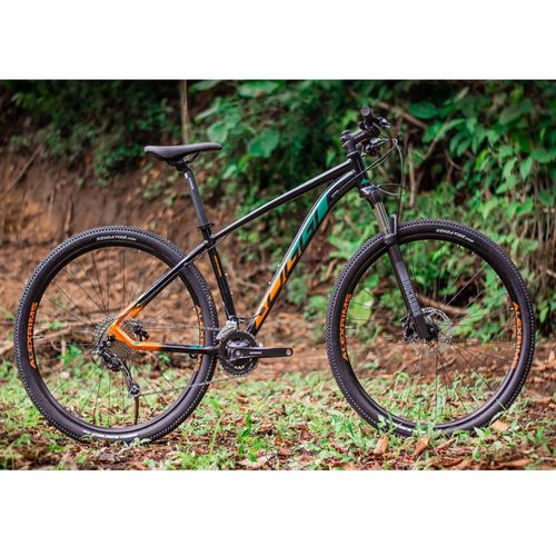 BICICLETA MTB OGGI 29 BIG WHEEL 7.1 18V PRETO/LARANJA/VERDE