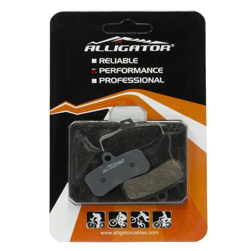 PASTILHA DE FREIO ALLIGATOR SEMI METALICO PARA SHIMANO 4 PISTOES