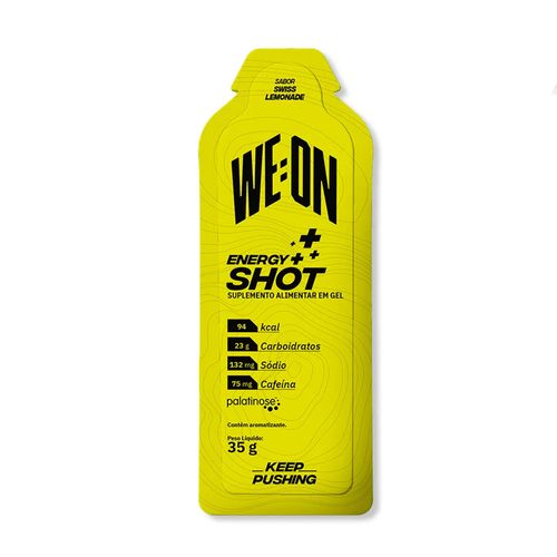 WE:ON ENERGY SHOT GEL + CAFEINA SWISS LEMONADE ( LIMONADA SUÍÇA )