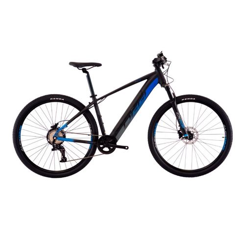 BICICLETA ELETRICA OGGI 29 BW 8.0 S 8V PRETO/AZUL/CINZA 2023