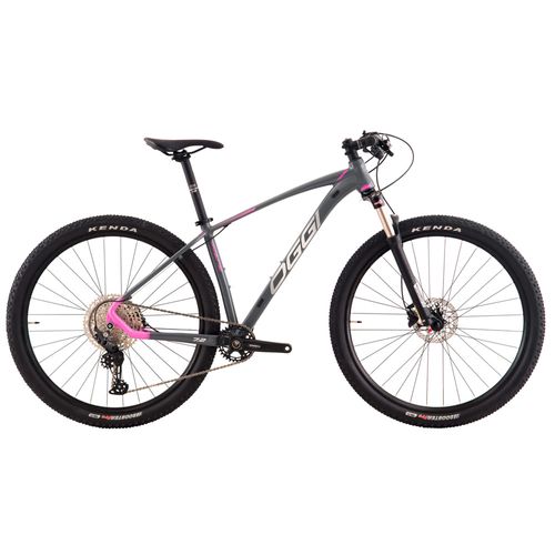 BICICLETA OGGI 29 BW 7.2 DEORE 12V GRAFITE/ROSA/CINZA 2024